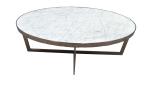 Stone top brass metal finish side table/end table/coffee table for 5-star hotel