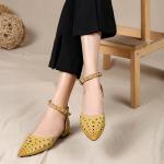 S378 Sandals Women 2020 New Hole Shoes Hollow, Breathable And Cool One-Word