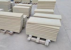 Wholesale Bull Nose Beige Natural Sandstone Step Stone Round Edge For Outdoor Stair Steps from china suppliers