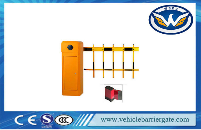 Manual release Parking Barrier Gate with 50 Meters Remote Controller Two Fence