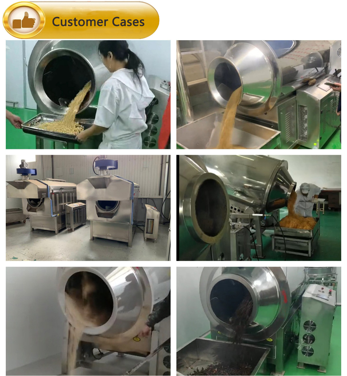 Stainless Steel Spice Roasting Machine Chili Cumin Seeds Dry Stir Frying Machine