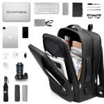 Factory hot sell bag custom logo usb waterproof notebook wholesale men 15.6 inch