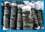 Football Ground Vinyl Coated Chain Link Fence 6ft Various Size / Colors