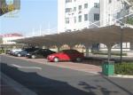 Warehouse Car Parking Shade Steel Frame PVDF Coated Car Parking Sun Shade Canopy