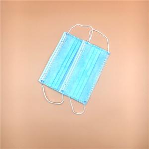 Wholesale 3 Ply Disposable Non Woven Face Mask / Disposable Mouth Mask Protective from china suppliers