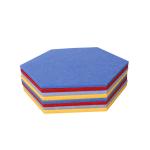 Self-adhesive Soundproof Wall Panels, Hexagon Sound Absorbing Panel for Bedroom,