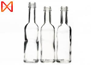China Elegant Design Empty Glass Jars , Glass Alcohol Bottles Tight Sealing Stopper on sale