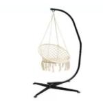 Bedroom C Shape Metal Hanging Chair Stand Easy Installation And Maintenance