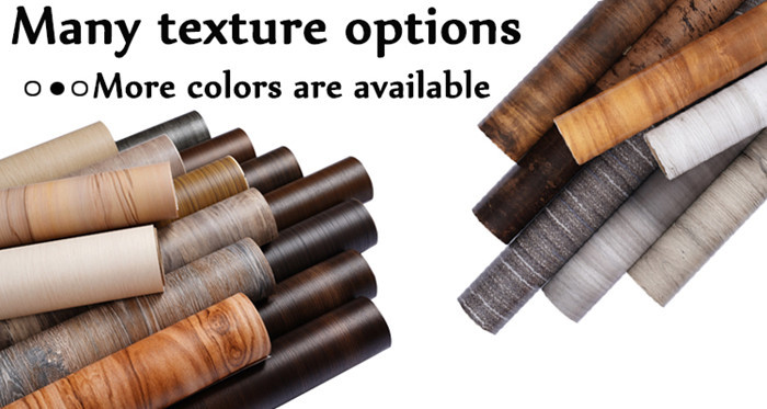 3 Strip Oak Wood Grain Decorative Laminate Film 1.2mm self adhesive vinyl for furniture