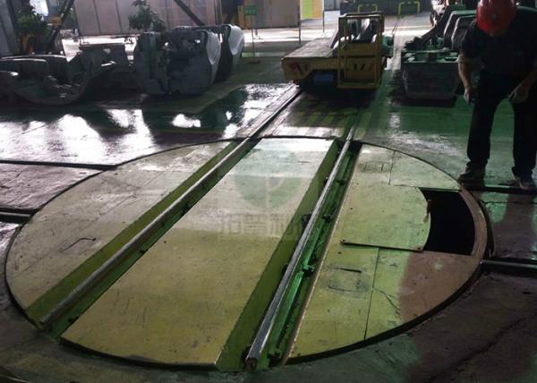 The most hot sale 10t motorized turntable electrical rail for energy industry