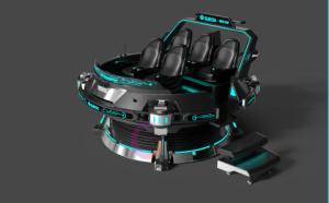 Wholesale Rotating 360 Degree VR Chair 5 Seats 9d VR 360 Roller Coaster UFO Flight Simulator 3000W from china suppliers