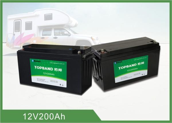 19.8Kg Smart Lithium Battery , 200ah 12 Volt Rv Battery Deep Cycle Bluetooth