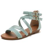 BS058 Wedge Heel Sandals Women 2020 Summer New Style European And American Open