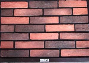 China Concrete Brick Veneer For Fireplace , Brick Exterior Siding Low Water Absorption on sale