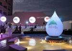 Large Portable Inflatable Lighting Decoration LED 80W Water Balloon Lotus 120V