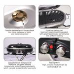 Portable Foldable Gas Electronic Camping Outdoor Barbecue BBQ Gas Grills with