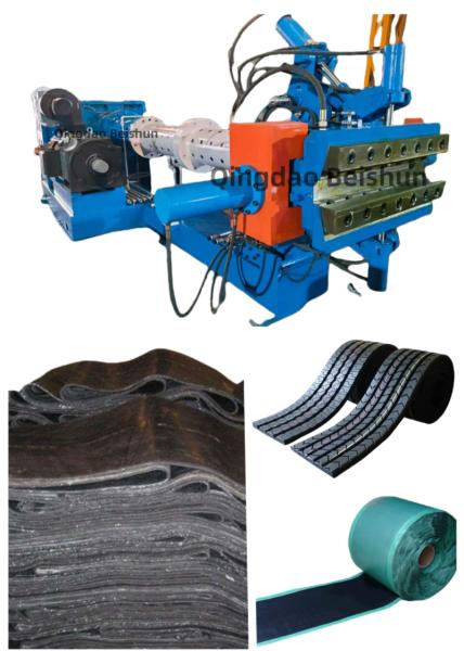 XJD-150×16D Pin Barrel Cold Feed Extruder For Extruding Tire Tread And Rubber