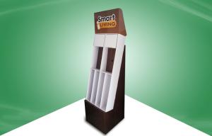 Wholesale UV Coating Cardboard Display Stands Eco-Friendly With 4c / 0c Offset Printing from china suppliers