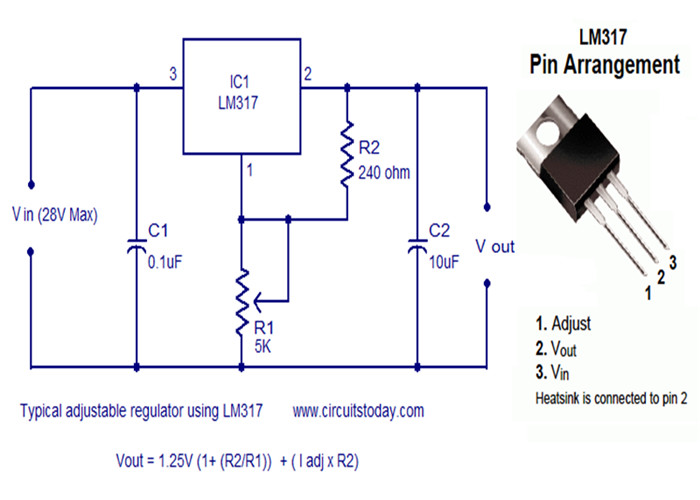 DC - DC Buck Adjustable Linear Regulator 1.5A Output Current Blue Color