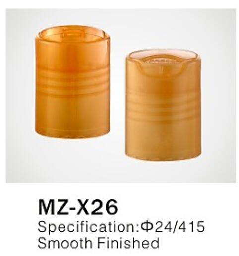 Φ24/415 Plastic Push Pull Disc Top Cap for cosmetic plastic bottle closure