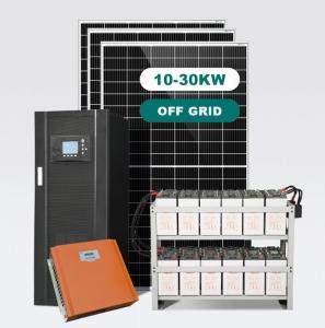 Wholesale Hybrid Off Grid Solar Power System 3KW 5KW 8KW 10KW With Batteries from china suppliers