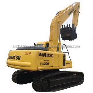 Wholesale Used Komatsu PC200 20 Ton Excavator Japan Original Hydraulic Crawler Excavator Year 2016 from china suppliers