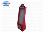 Peg Hook Cardboard Retail Floor Displays Visual Merchandising For Christmas Gift