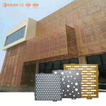 CNC Cut Curtain Perforated Aluminum Metal Cladding Panels PE / PVDF Powder