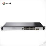 L2 Managed Switch with 16-Port 10/100/1000T 802.3at PoE and 2-Port 100/1000X SFP