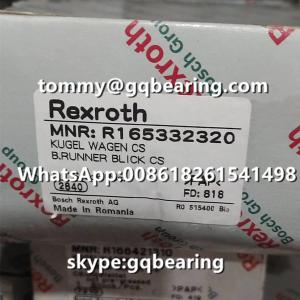 Wholesale Rexroth R165332320 Steel Material Flange Type Standard Length Standard Hight Linear Block from china suppliers