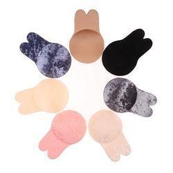 Wholesale                  Women Pasties Reusable Adhesive Silicone Nipple Covers Set Invisible Breast Pads Gel Bra Pad Rabbit Shape              from china suppliers