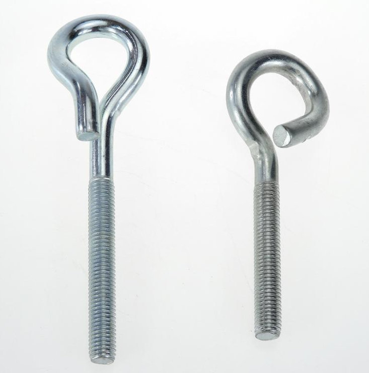 Galvanized Pigtail Eye Bolt Pigtail Hook Bolt For Electric Power Fittings