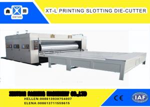 High Precision Cardboard Printing Slotting Machine 70 Pieces / Min Semi - Automatic