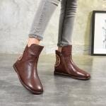 S090 Autumn and winter hot style Martin boots retro handmade leather women's