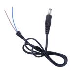 DC5521 Plug Connector To Open End Power Cord Cable With Copper Conductor