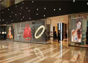 Wholesale P3.91 - P7.82 Full Color Transparent Video Glass Screen For Shop Window from china suppliers