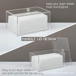 Custom Desktop Clear Acrylic Box Creative Lucite Storage Bins For Laundry Pods