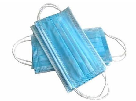 Disposable Blue Earloop Face Mask Non Irritating For House Cleaning / Woodworkin