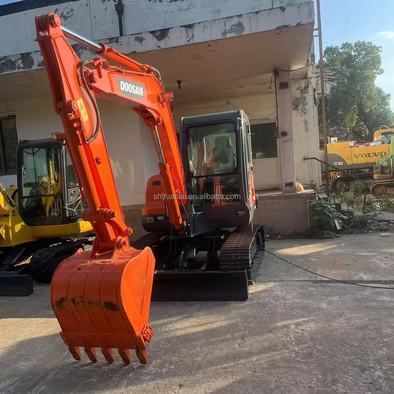 High Slope Efficiency Used Doosan Excavator DX60 Super With 38.9kW And Original Color