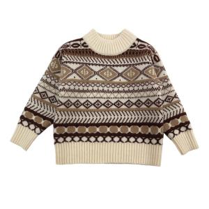 Wholesale Custom Designs 12 - 24 months 1 2 3 Years Kids Children's Knit Winter Thick Warm Cotton Clothing Clothes Toddler Boys Sweater from china suppliers