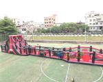 Giant Silk Printing 0.55mm Inflatable Obstacle Course