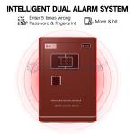 Fingerprint Or Password fireproof safety deposit box Interior Design H680mm