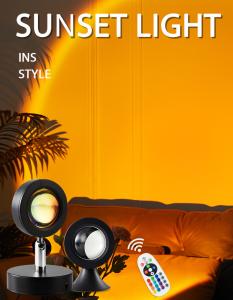 Wholesale 5V US Aluminum Alloy Sunset Projection LED Light With 180 Degree Rotation from china suppliers