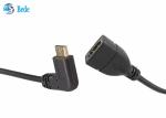 Angled Mini HDMI Male to HDMI Female Cable Adapter Connector 4 Directions Up