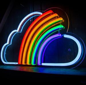 Wholesale Fun design colorful neon custom party birthday park neon from china suppliers
