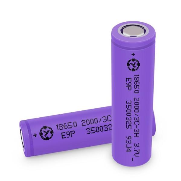 OEM ODM LiFePO4 lithium battery 18650 cells 3.7V 2000mah Rechargeable 3C NCM NMC