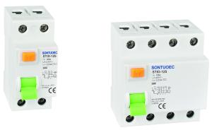 Wholesale Big Amp 125A series STID-125 IP20 Protection RCCB Circuit Breaker with Pin Type Busbar 35mm wire connection from china suppliers
