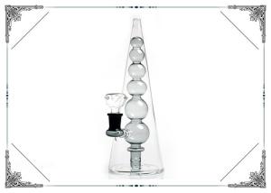 Wholesale Sugar Coated Glass Bong Smoking Pipes , Haws Style Bottom Beaker Bongs from china suppliers