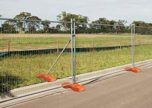 Wholesale 50X100MM Removable Building Site Security Fencing Panels For Major Public from china suppliers