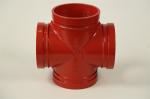 High Pressure Resistant 4 Way Pipe Fitting With Ductile Iron ANSI Standard